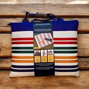 **NWT** Pendleton Striped Outdoor Packable Blanket (60x72 inch)